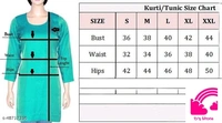 Latest Designer Women's And Girl's Rayon Embroidered Kurti  - M