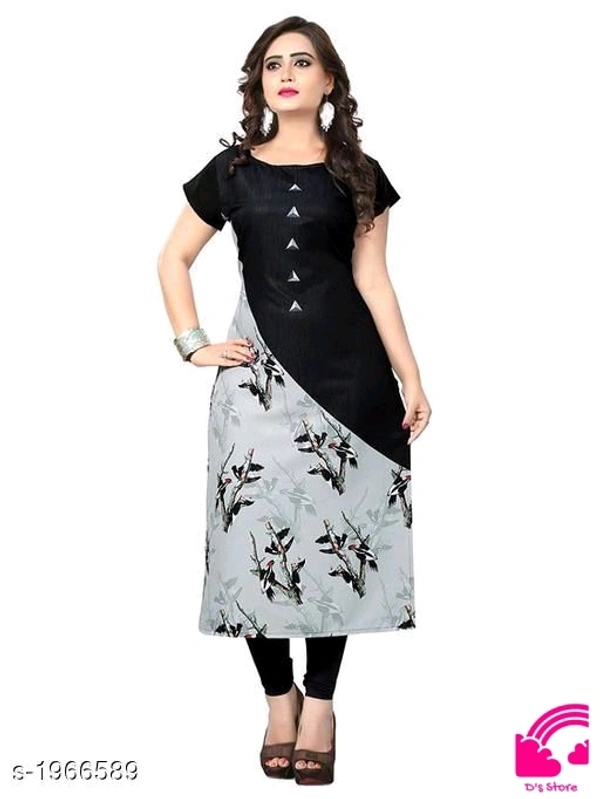 Stylish Heavy Crepe Women's Kurti  - S