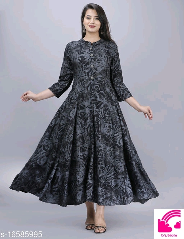 WOMEN ANARKALI KURTIS  - M