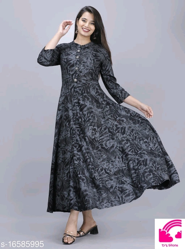 WOMEN ANARKALI KURTIS  - M