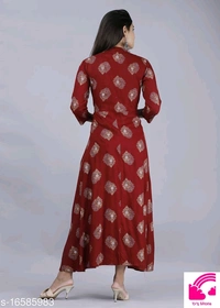 WOMEN ANARKALI KURTIS  - M