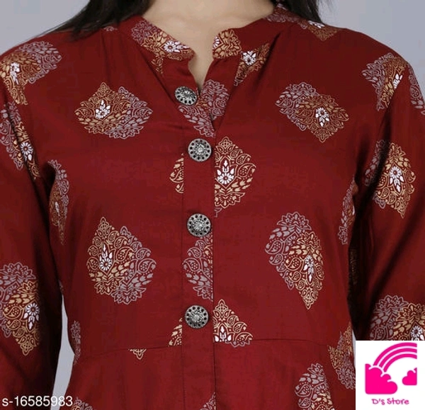 WOMEN ANARKALI KURTIS  - M