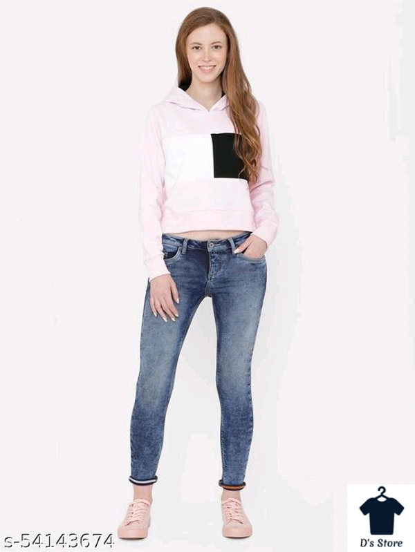 Elegance women's  Hoodie Pink colour style Hoodies - XS