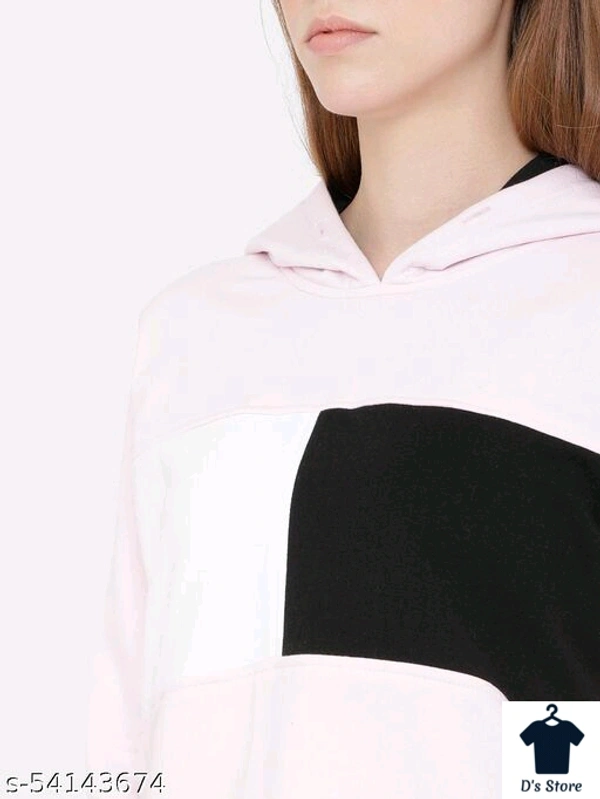 Elegance women's  Hoodie Pink colour style Hoodies - M