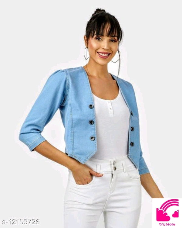 Women Short Waist Jackets  - L