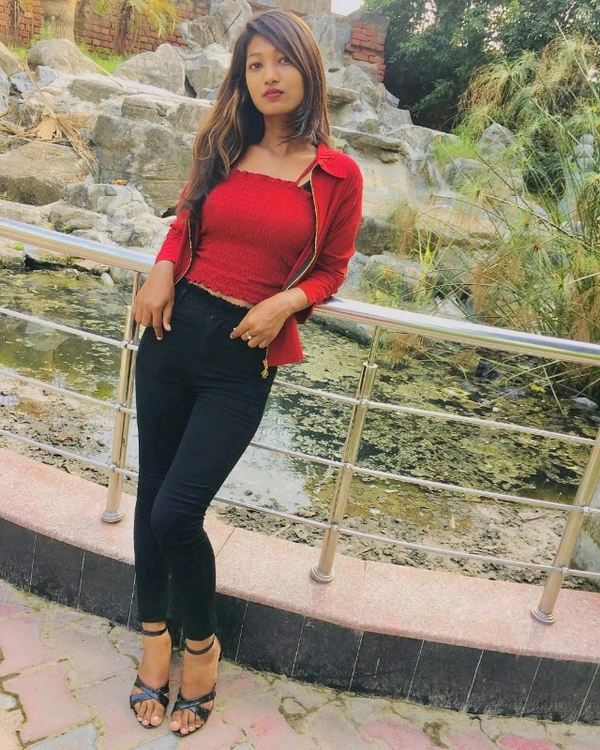 Hot Red Full Sleeves Jackets - FREE SIZE