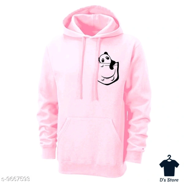 Stylish Women Pink Hoodie - L