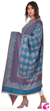 Rajasthani Traditional Sanganeri Women Printed Shawl - FreeSize
