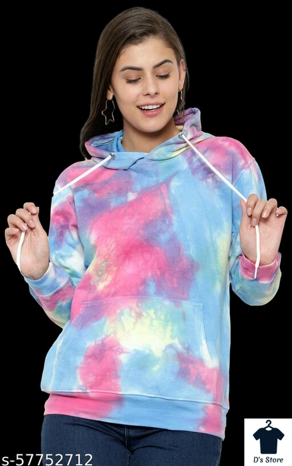 Trendy Stylish Women Multiple Color Hoodie - M