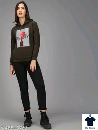 New Beuty Printed Women Hoodie - M