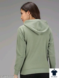 Light Green This Too Small Pass Printed Women Hoodie - M