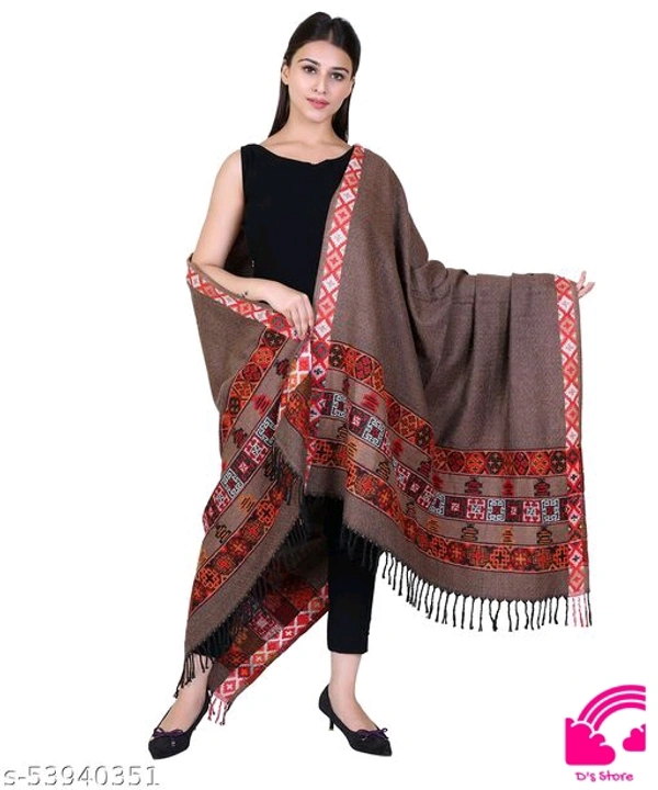 Nyoly Kullu Wollen Shawl  - FreeSize
