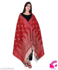 Suitsup Multicolour Women Bridal Shawl HB199 - FreeSize