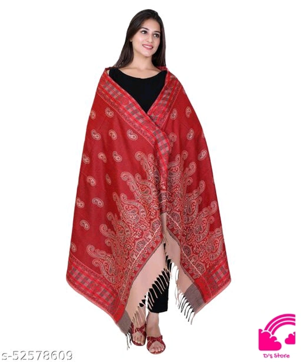 Suitsup Multicolour Women Bridal Shawl HB199 - FreeSize