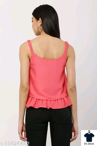 Pink Cat Printed Women Top - XL