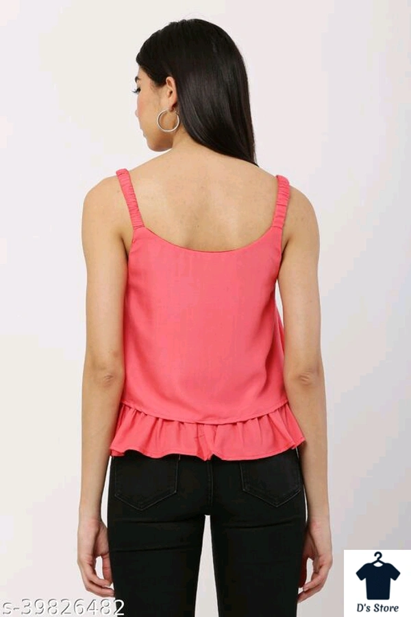 Pink Cat Printed Women Top - XL