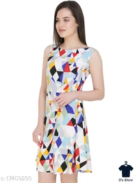 Women Multiple Color Printed Dress - S