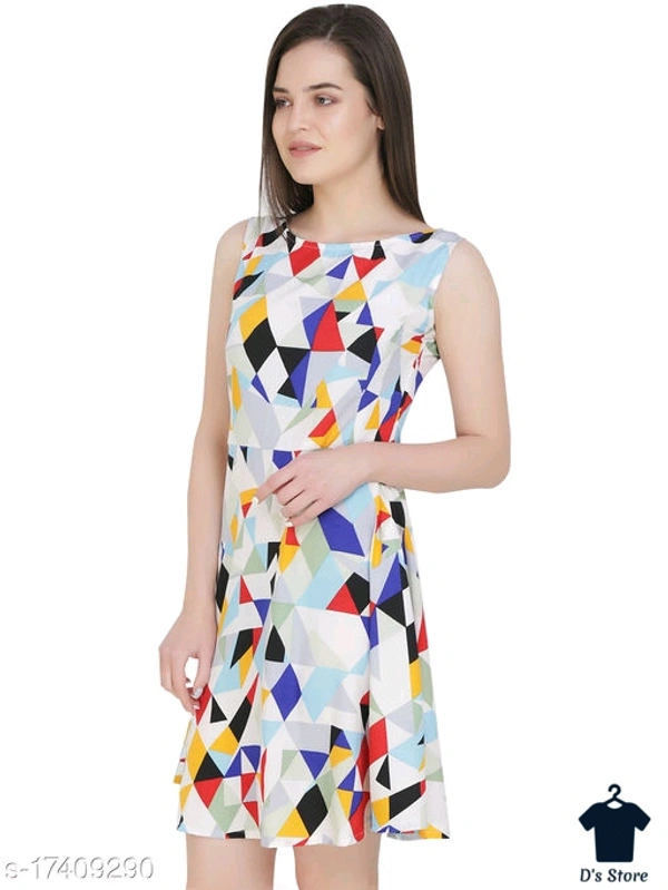 Women Multiple Color Printed Dress - S