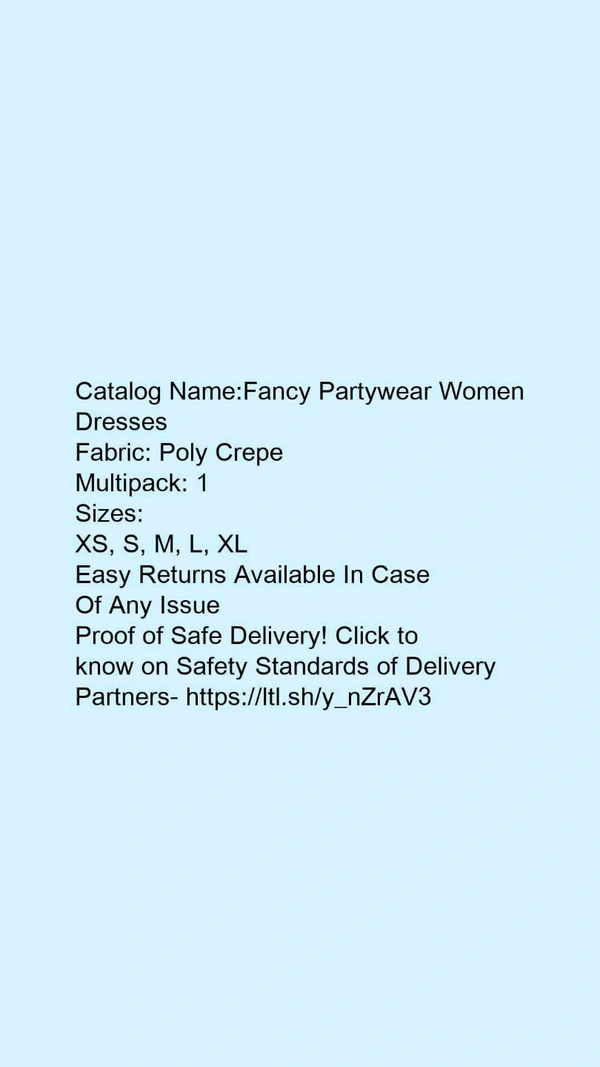 Women Plain Peach Color Dress - S