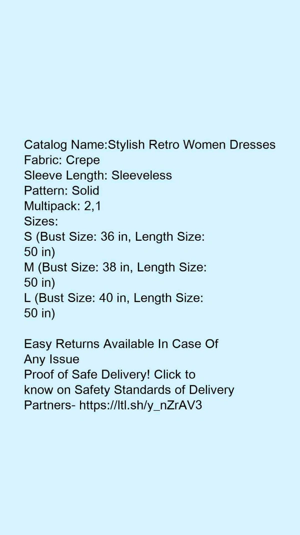 Women Retro Skirt And Top Combo - M