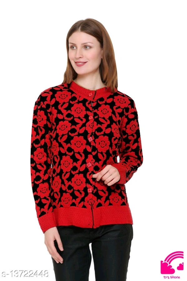 Fancy Graceful Women Sweaters  - FreeSize