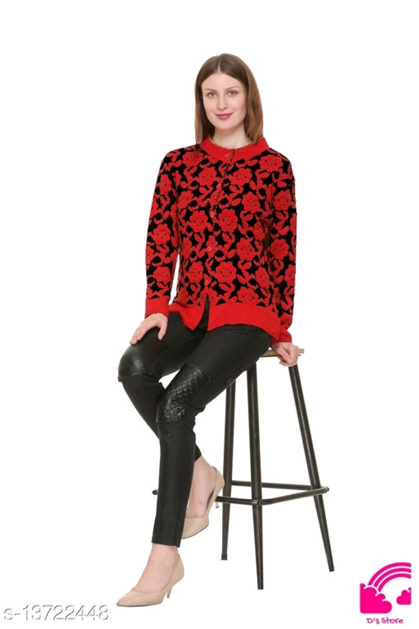 Fancy Graceful Women Sweaters  - FreeSize