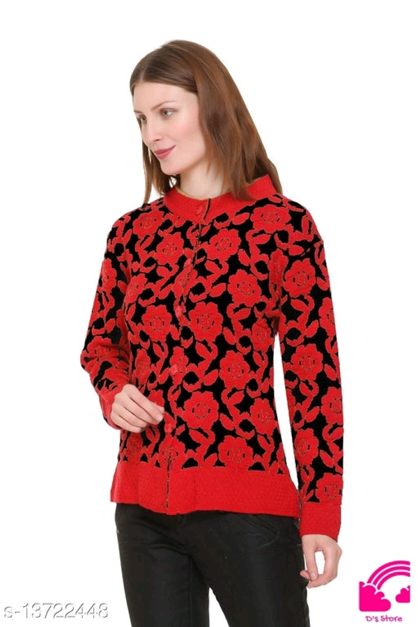 Fancy Graceful Women Sweaters  - FreeSize