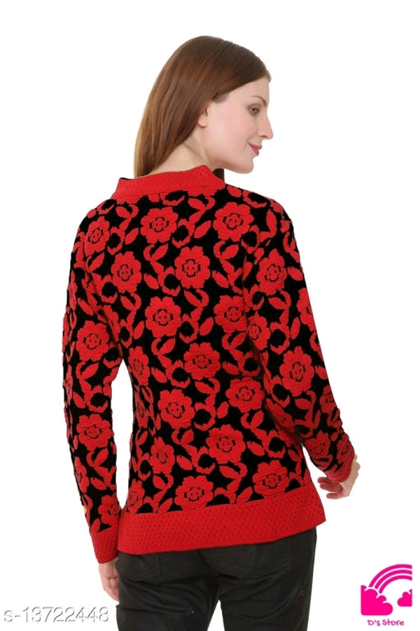 Fancy Graceful Women Sweaters  - FreeSize