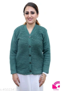 GREEN SWEATER  - L