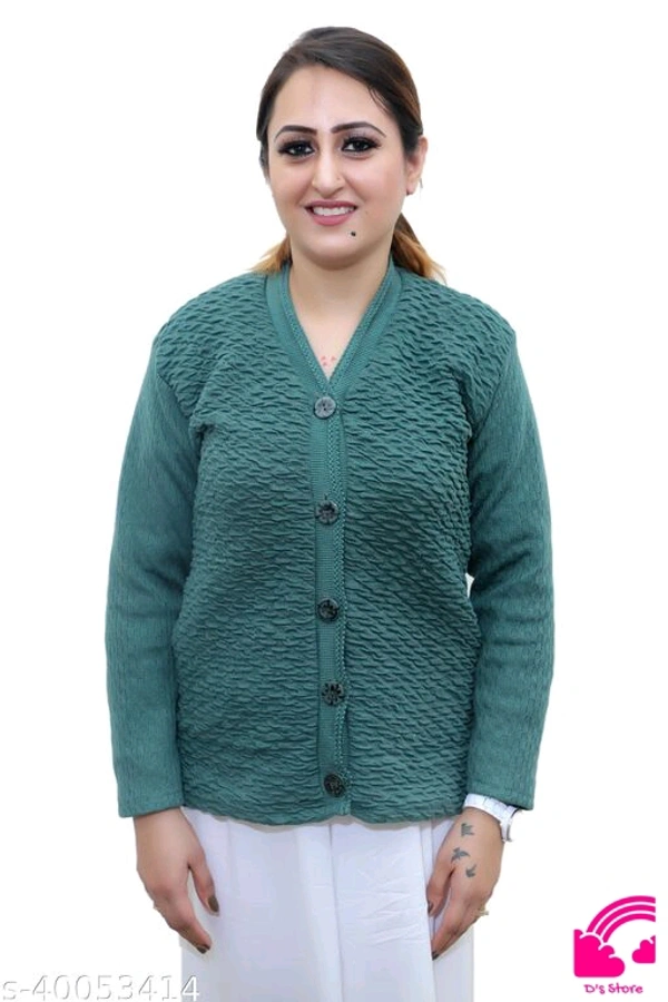 GREEN SWEATER  - L