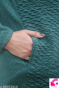 GREEN SWEATER  - L