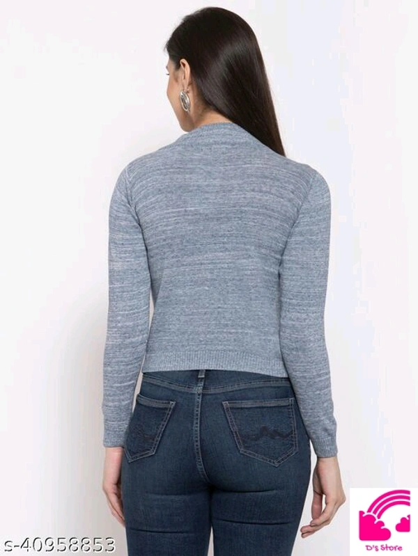 Style Quotient Women Blue Pullover  - L