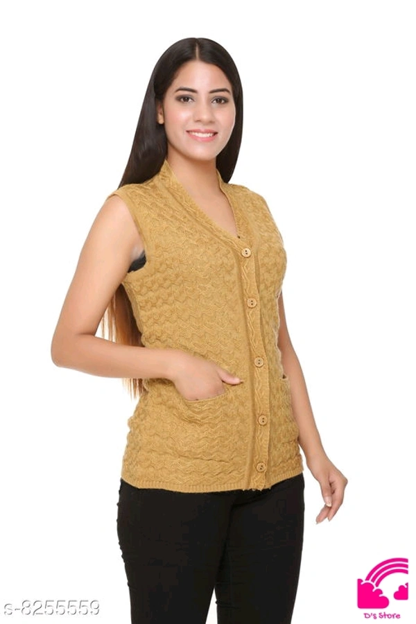 Faishon Store Yellow Cardigan - L