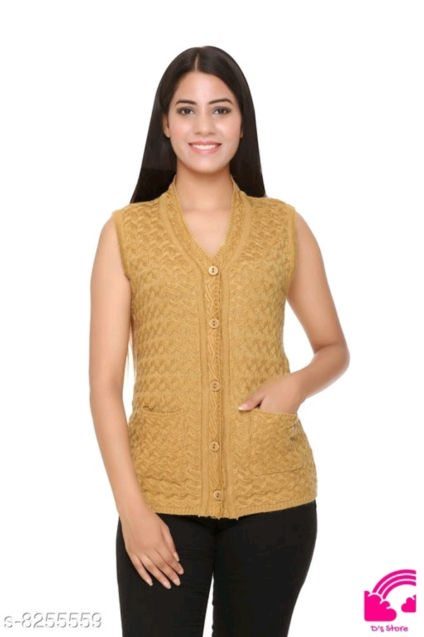 Faishon Store Yellow Cardigan - L