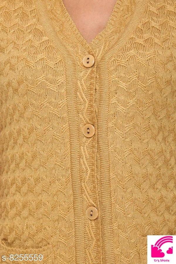Faishon Store Yellow Cardigan - L