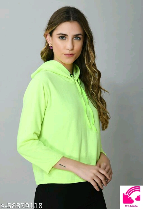 Women Hoode Neck Sweatshirts - S