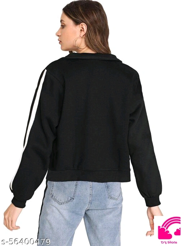 Fabric Sweatshirt Jackets  - XL