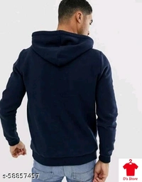 Dark Blue Mens Hoodie - S
