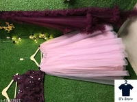 Wine  Colour Lehenga Choli  - FreeSize