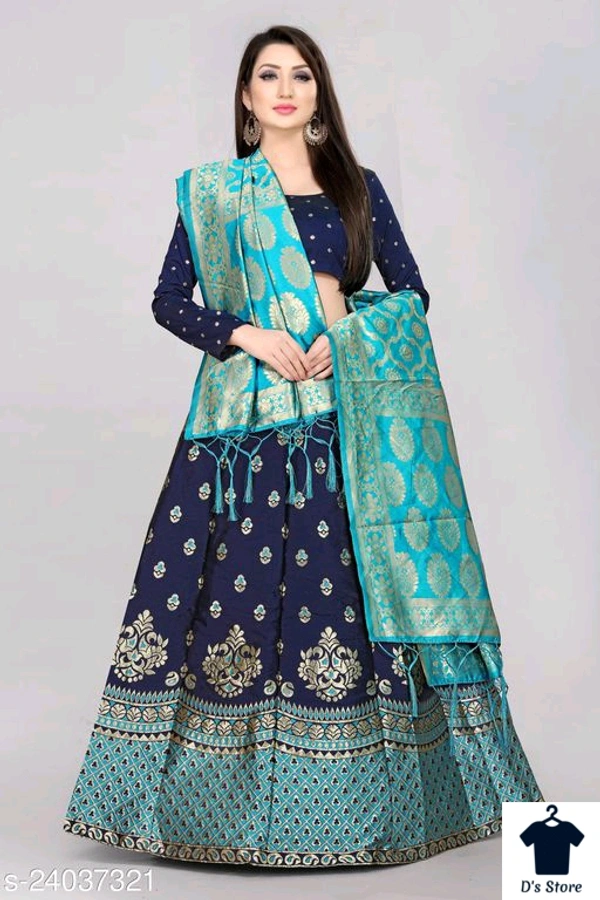 Kashvi Petite Lehengas  - Semi Stitched