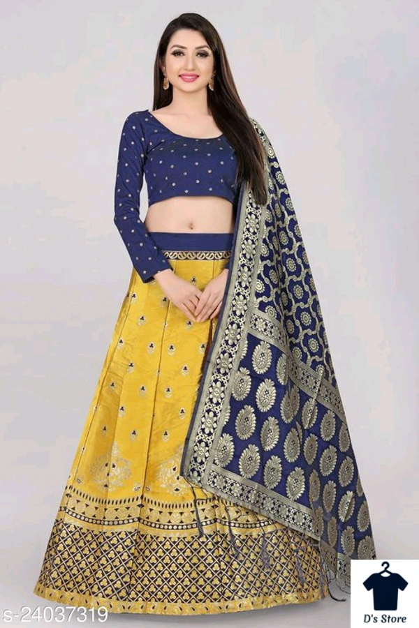 Kashvi Petite Lehengas  - Semi Stitched