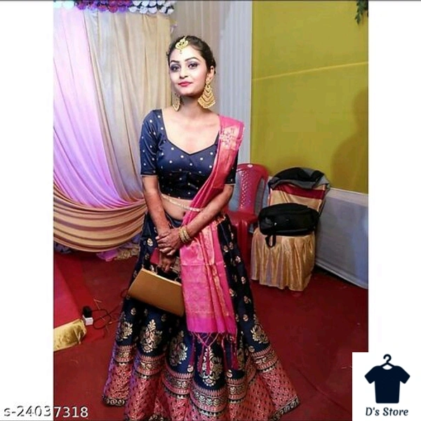 Kashvi Petite Lehengas  - Semi Stitched