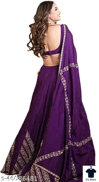 Adrika Refined Lehenga - Semi Stitched