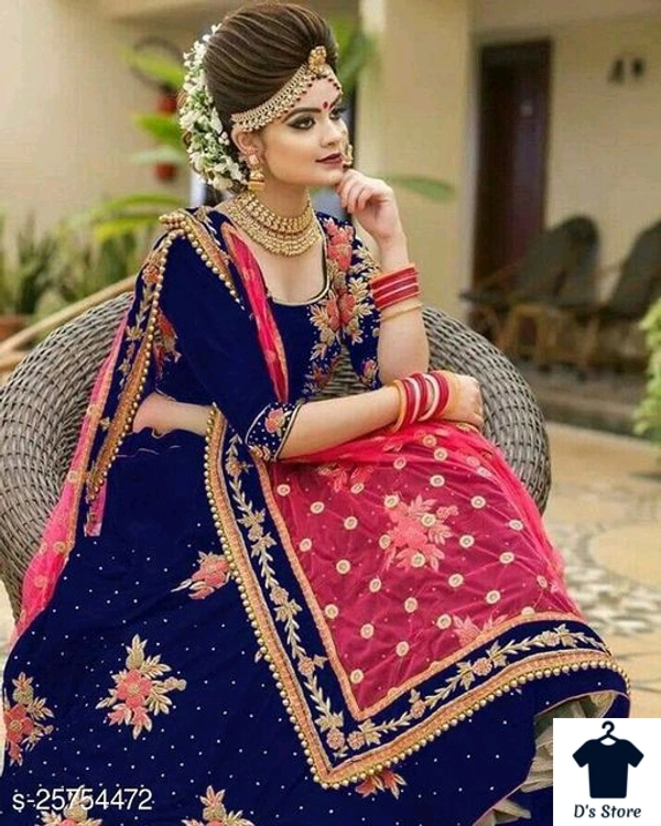 Banita Attractive Women Lehenga  - Semi Stitched