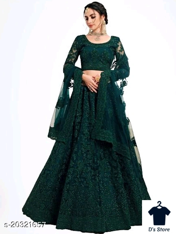 Banita Attractive Women Lehenga  - Semi Stitched