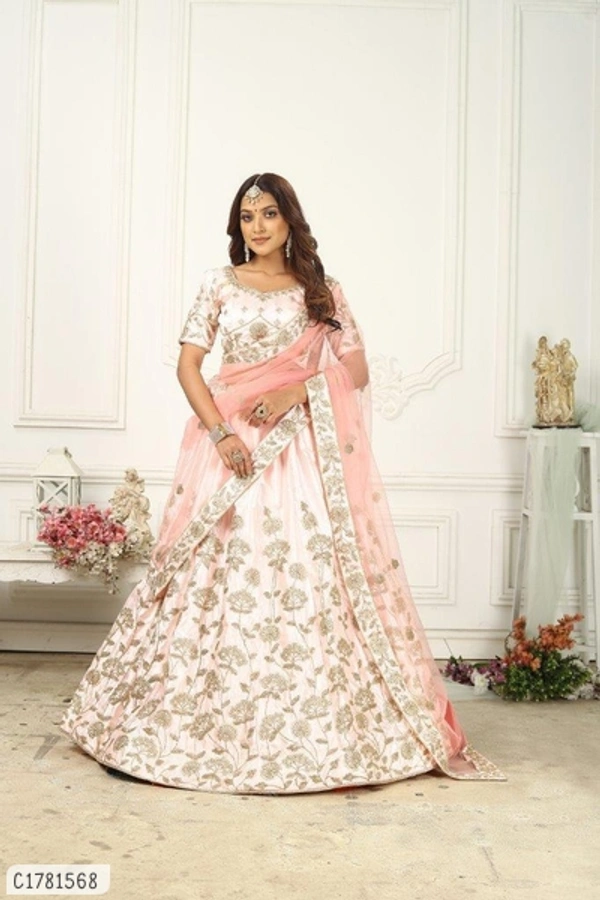 Wedding Beautiful Lehenga - Semi Stitched