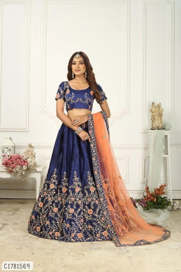 Wedding Beautiful Lehenga - Semi Stitched