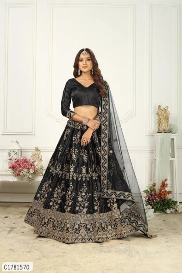 Wedding Beautiful Lehenga - Semi Stitched