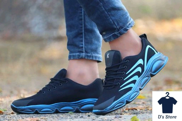 Mens Casual Bule Color Sports Shoe - 7