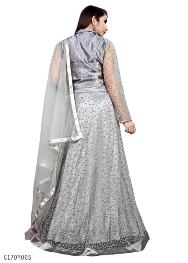 Glamorous Elegant Lehenga - Semi Stitched